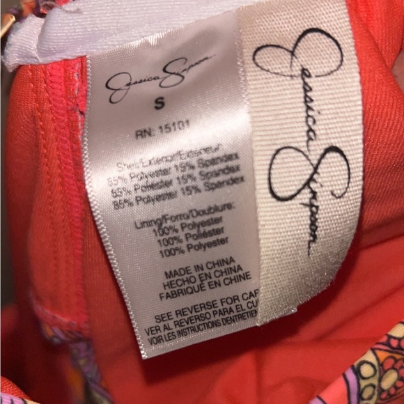 Jessica Simpson Vivid Colored One-Piece(Paisley styled) - Picture 6 of 6